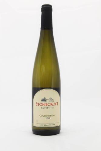 (1) 2013 Stonecroft Gewurztraminer