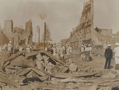 UNKNOWN PHOTOGRAPHER Aftermath of Napier Earthquake