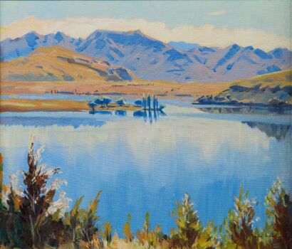DOUGLAS BADCOCK Calm Midsummer Day, Glendu Bay, Lake Wanaka