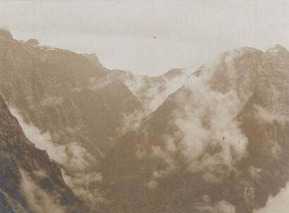 UNKNOWN PHOTOGRAPHER Looking from MacKinnon's Pass to Quintin Huts