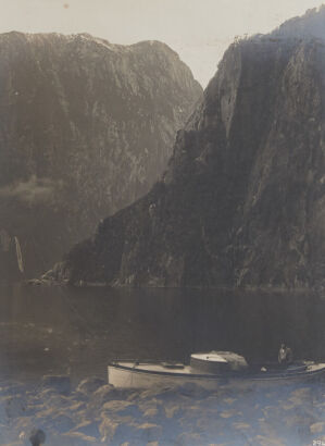 UNKNOWN PHOTOGRAPHER Milford Sound and Sterling Falls