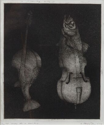 BARRY CLEAVIN Study for a Bow Fly