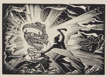 E. MERVYN TAYLOR Maui Taming The Sun