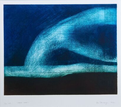 JOHN DRAWBRIDGE Whale Wave (Blue)