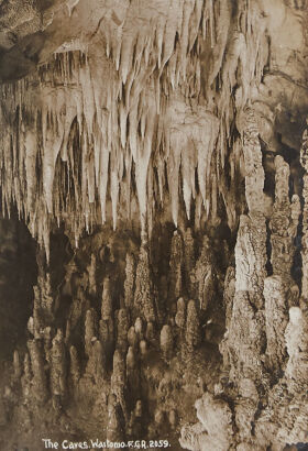 PHOTOGRAPHIC POSTCARD The Caves Waitomo