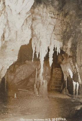 PHOTOGRAPHIC POSTCARD The Caves Waitomo