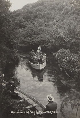 PHOTOGRAPHIC POSTCARD Hamurana Spring, Rotorua