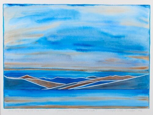 MARILYNN WEBB Blue Day at the West Eweburn