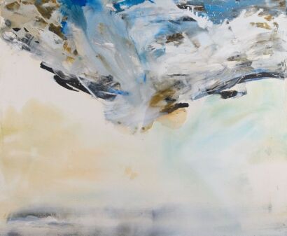 JOHN PAPAS Estuary with Storm Clouds