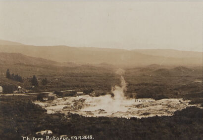 PHOTOGRAPHIC POSTCARD Tikitere, Rotorua