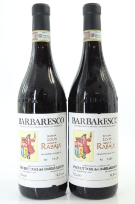 (2) 2008 Produttori del Barbaresco Rabaja, Barbaresco Riserva DOCG [RP96] (STOL)