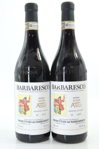 (2) 2008 Produttori del Barbaresco Asili, Barbaresco Riserva DOCG [RP96] (STOL)