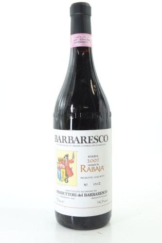 (1) 2007 Produttori del Barbaresco Rabaja, Barbaresco Riserva DOCG [RP95] (STOL)
