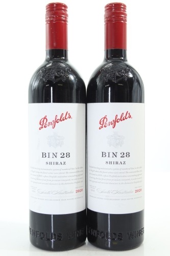 (2) 2020 Penfolds Bin 28 Kalimna Shiraz, South Australia
