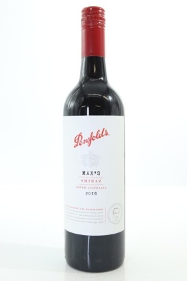 (1) 2018 Penfolds Max's Shiraz, South Australia