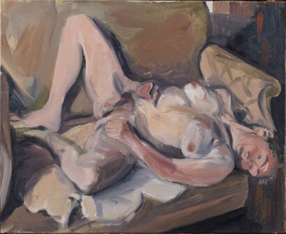 RICHARD MCWHANNELL Reclining Female Nude (Donogh)