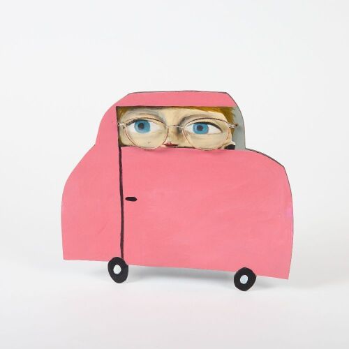 ROBYN GIBSON Untitled (pink car)