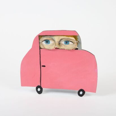 ROBYN GIBSON Untitled (pink car)