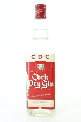 (1) CDC Cork Distilleries Company Cork Dry Gin, Ireland, 38% ABV, Circa. Early 1990's (TL)