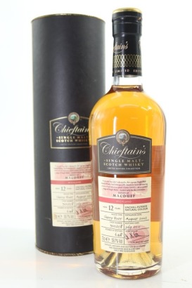 (1) Chieftain's Macduff 12 Year Old Sherry Butt Bottled 2015 Single Malt Scotch Whisky, Highlands, 59.7% ABV (GB) (648 Bottles Produced)