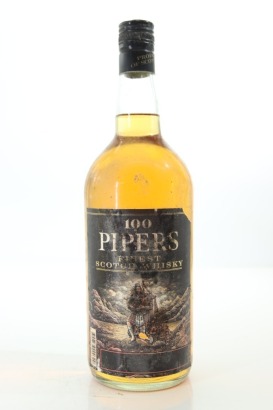 (1) Seagram's 100 Pipers Blended Scotch Whisky, Scotland, 1125ml, 40% ABV (SOL)