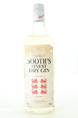 (1) Booth's Finest Dry Gin, England, 750ml, 40% ABV, Circa. 1980's