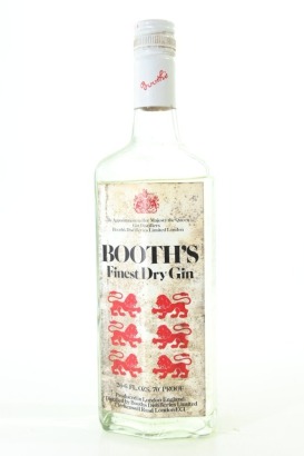 (1) Booth's Finest Dry Gin, England, 750ml, 40% ABV, Circa. 1970's (LS)