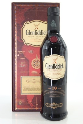 (1) Glenfiddich Age of Discovery Red Wine Cask Finish 19 Year Old Single Malt Scotch Whisky, Speyside, 40% ABV (GB)