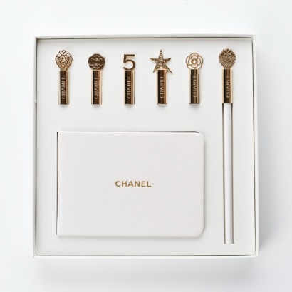 Chanel, Notepad / Pencil Gift Set with Box
