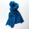 Herm&egrave;s, 85% Cashmere / 15% Silk Blue Stole with Box