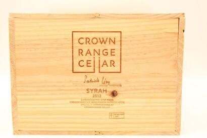 (6) 2012 Crown Range Cellar 'Signature Selection' Syrah by Patrick Leon, Languedoc