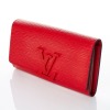Louis Vuitton, Red Epi Leather Louise Wallet with Box - 2