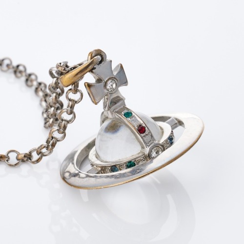 Vivienne Westwood, Crystal-Embellished Orb Pendant Necklace with Box