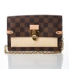 Louis Vuitton, Vavin Damier Ebene Canvas Chain Wallet
