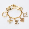 Louis Vuitton, Fleur de Monogram Gold-Tone Bag Charm Chain with Box
