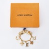 Louis Vuitton, Fleur de Monogram Gold-Tone Bag Charm Chain with Box - 2
