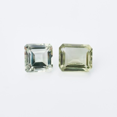 Loose, Pair of 11.00ct Prasiolites