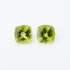 Loose, Pair of 3.60ct Square Cabochon Peridots
