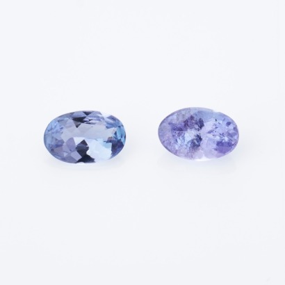Loose, Pair of 0.75ct Oval-Cut Tanzanites