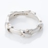 Tiffany & Co, Sterling Silver, Signature X Station Band Ring - 2