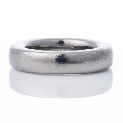 Tiffany & Co, Elsa Peretti Ruthenium-Plated Donut Ring