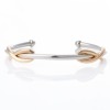 Tiffany & Co, Sterling Silver / 18ct Rose Gold, 14cm Infinity Cuff, Size Petite
