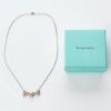 Tiffany & Co, Sterling Silver / 18ct Yellow Gold, Triple Ribbon Bow Necklace with Box - 3