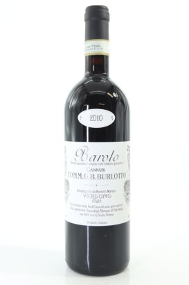 (1) 2010 Comm G. B. Burlotto Cannubi, Barolo DOCG [JR17.5]