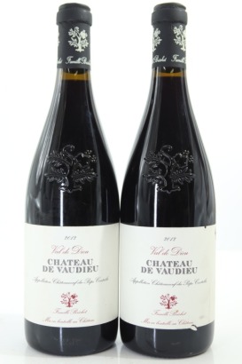 (2) 2012 Famille Brechet Chateau de Vaudieu Chateauneuf-du-Pape Val de Dieu, Rhone [RP95] [JR17]