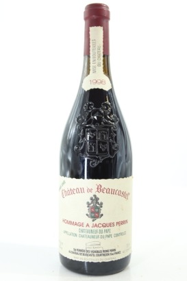 (1) 1998 Chateau de Beaucastel Chateauneuf-du-Pape Grand Cuvee Hommage a Jacques Perrin, Rhone [RP100] [JR17.5] (STOL)