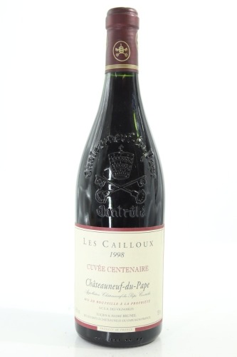 (1) 1998 Lucien et Andre Brunel Chateauneuf-du-Pape Les Cailloux Cuvee Centenaire, Rhone