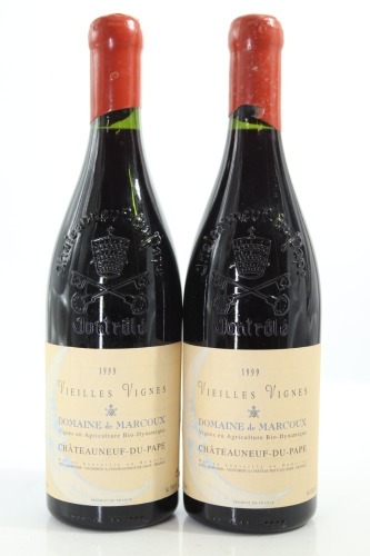 (2) 1999 Domaine de Marcoux Chateauneuf-du-Pape Vieilles Vignes, Rhone (CC)