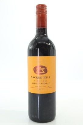 (1) 2012 Sacred Hill Merlot - Cabernet, Hawke's Bay