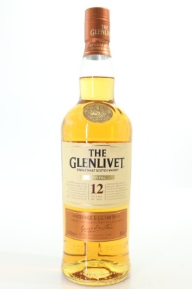 (1) The Glenlivet 'First Fill' 12 Year Old Single Malt Scotch Whisky, Speyside, 40% ABV